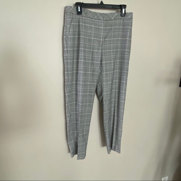 H&M Dark Grey Plaid Dress Slacks - Picture 5 of 8
